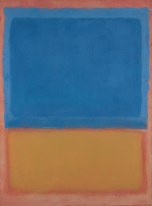 Mark Rothko Untitled Light Blue Untitled (Red, Blue, Orange) - Mark Rothko 作品高清图 - 麦田艺术