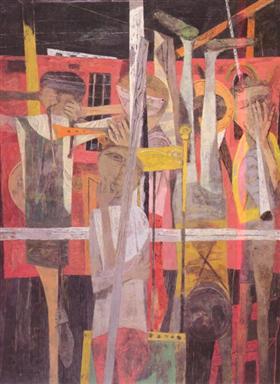 Sacrifice of iphigenia - Mark Rothko 作品高清图 - 麦田艺术