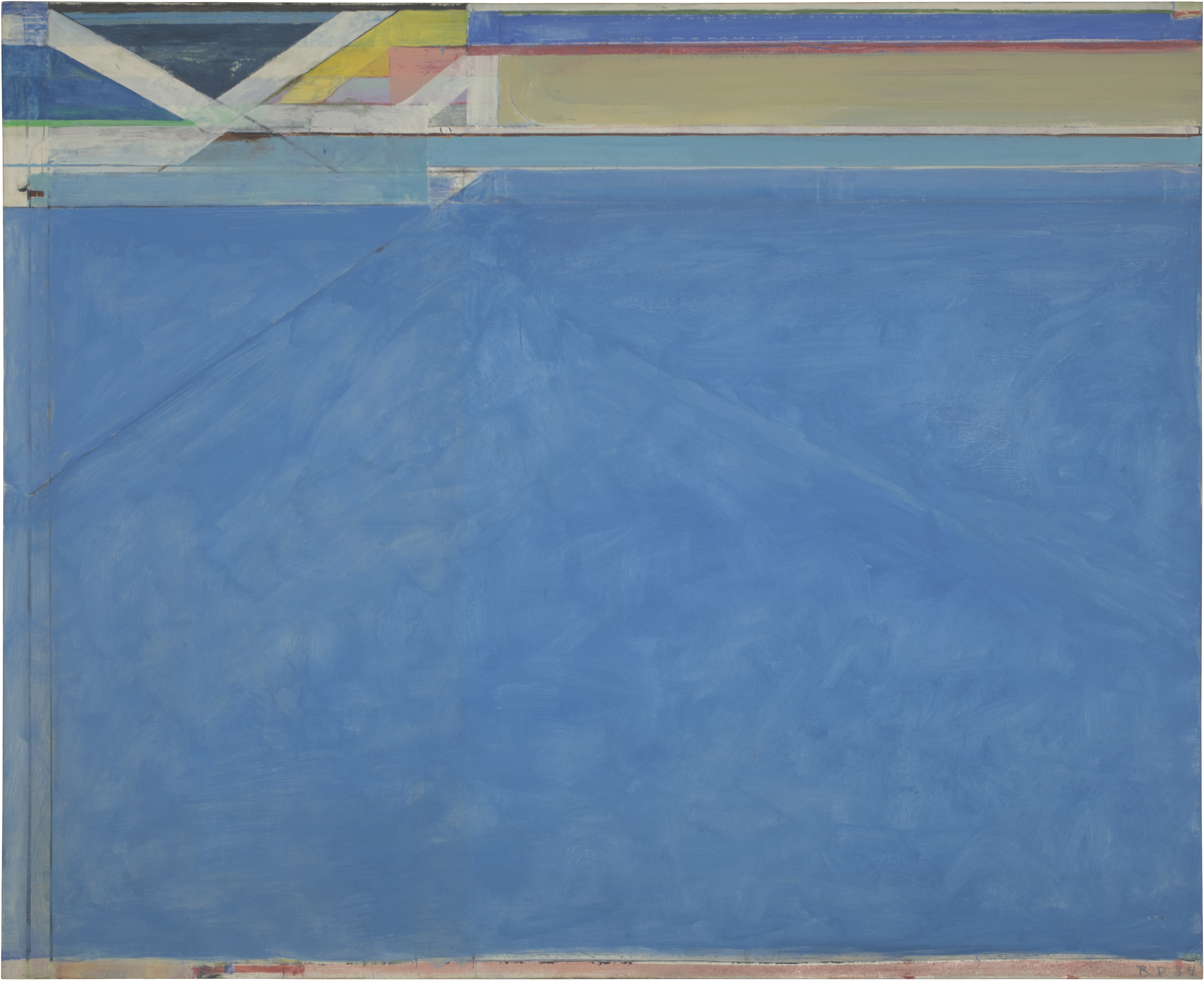 Ocean Park #129 - Richard Diebenkorn 作品高清图- 麦田艺术