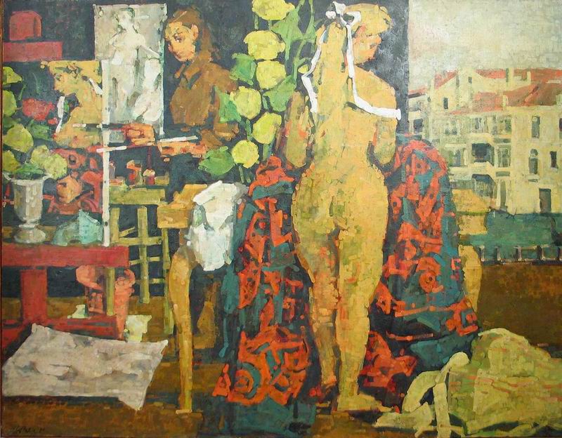 Studio in Venice - Rosemarie Beck 作品高清图 - 麦田艺术